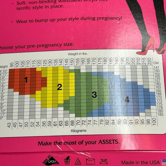 Lot 2 SPANX NEW Tights Maternity Shapewear SZ 2 125/150lbs Opaque Black - Picture 5 of 5